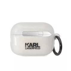   Karl Lagerfeld 3D Logo NFT Karl and Choupette Apple Airpods Pro 2 szilikon tok fehér (KLAP2HNKCTGT)