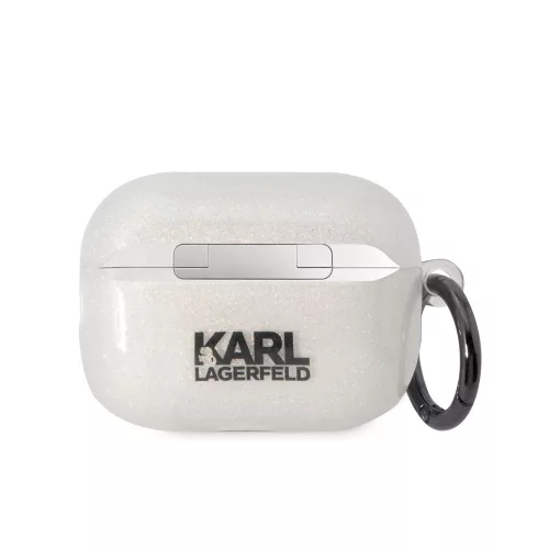 Karl Lagerfeld 3D Logo NFT Karl and Choupette Apple Airpods Pro 2 szilikon tok fehér (KLAP2HNKCTGT)