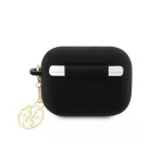 Guess 4G Charms Heart Apple Airpods Pro 2 szilikon tok fekete (GUAP2LSCHSK)