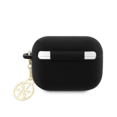   Guess 4G Charms Heart Apple Airpods Pro 2 szilikon tok fekete (GUAP2LSCHSK)