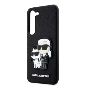   Karl Lagerfeld PU Saffiano Karl and Choupette Samsung S916 Galaxy S23 Plus (2023) hátlapvédő tok fekete (KLHCS23MSANKCPK)