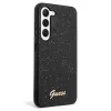 Guess PC/TPU Glitter Flakes Metal Logo Samsung S916 Galaxy S23 Plus (2023) hátlapvédő tok fekete (GUHCS23MHGGSHK)