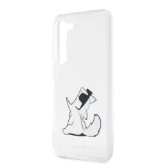   Karl Lagerfeld PC/TPU Choupette Eat Samsung Galaxy S23 (2023) hátlapvédő tok átlátszó (KLHCS23SCFNRC)