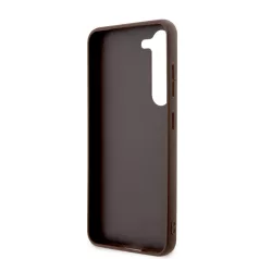   Guess 4G Metal Logo Samsung S916 Galaxy S23 Plus (2023) hátlapvédő tok barna (GUHCS23M4GMGBR)