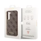 Guess 4G Charms Samsung Galaxy S23 (2023) hátlapvédő tok barna (GUHCS23SGF4GBR)