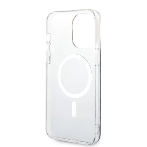 Guess Apple iPhone 14 Pro Max (6.7) 4G IML MagSafe hátlapvédő tok fekete (GUHMP14XH4STK)