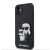 Karl Lagerfeld PU Saffiano Karl and Choupette Apple iPhone 14 Pro (6.1) hátlapvédő tok fekete (KLHCP14LSANKCPK)