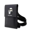Karl Lagerfeld Saffiano Metal Logo NFT válltáska fekete (KLWBSAKCPMK)