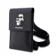 Karl Lagerfeld Saffiano Metal Logo NFT válltáska fekete (KLWBSAKCPMK)