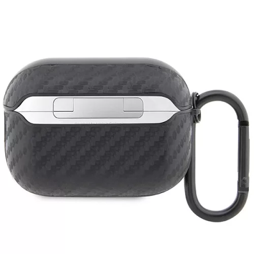 BMW Carbon Double Metal Logo Apple Airpods Pro 2  PU tok (BMAP2WMPUCA2)