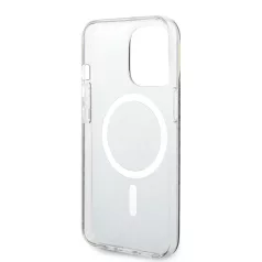   Guess Apple iPhone 13 Pro (6.1) 4G IML MagSafe hátlapvédő tok fekete (GUHMP13LH4STK)