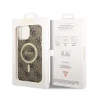 Guess Apple iPhone 13 Pro Max (6.7) 4G IML MagSafe hátlapvédő tok barna (GUHMP13XH4STW)