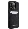 Karl Lagerfeld Saffiano Monogram Apple iPhone 13 Pro (6.1) hátlapvédő tok fekete (KLHCP13LSAKLHPPK)