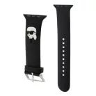 Karl Lagerfeld Karl Head NFT Apple Watch 42/44/45/49 mm óraszíj fekete (KLAWLSLKNK)
