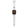 Karl Lagerfeld Karl Head Apple Watch 38/40/41mm óraszíj fehér (KLAWMSLKNH)