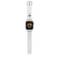   Karl Lagerfeld Karl Head Apple Watch 38/40/41mm óraszíj fehér (KLAWMSLKNH)