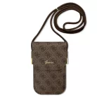 Guess PU 4G Metal Logo Script válltáska barna (GUOWBP4SNSW)
