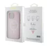 Guess Apple iPhone 15 (6.1) PU Saffiano MagSafe hátlapvédő tok pink (GUHMP15SPSAHMCP)