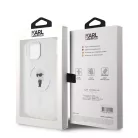 Karl Lagerfeld IML Ikonik MagSafe Apple iPhone 15 Plus (6.7) hátlapvédő tok átlátszó (KLHMP15MHFCKNOT)