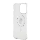 Karl Lagerfeld IML Choupette MagSafe Apple iPhone 15 Pro (6.1) hátlapvédő tok átlátszó (KLHMP15LHFCCNOT)