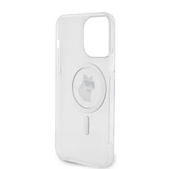   Karl Lagerfeld IML Choupette MagSafe Apple iPhone 15 Pro Max (6.7) hátlapvédő tok átlátszó (KLHMP15XHFCCNOT)