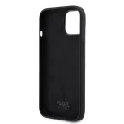 Karl Lagerfeld Liquid Silicone Karl and Choupette Apple iPhone 15 (6.1) hátlapvédő tok fekete (KLHCP15SSDHKCNK)