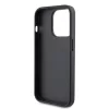 Karl Lagerfeld PU Saffiano Card Slot Metal Karl and Choupette Apple iPhone 15 Pro (6.1) hátlapvédő tok fekete (KLHCP15LSAPKCNPK)