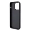 Karl Lagerfeld PU Saffiano Card Slot Metal Karl and Choupette Apple iPhone 15 Pro Max (6.7) hátlapvédő tok fekete (KLHCP15XSAPKCNPK)