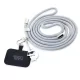 Karl Lagerfeld Choupette Pins Crossbody telefonpánt szürke (KLUCNMSCKIG)