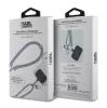 Karl Lagerfeld Choupette Pins Crossbody telefonpánt szürke (KLUCNMSCKIG)