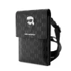 Karl Lagerfeld Saffiano Ikonik NFT Monogram válltáska fekete (KLWBSAKHPKK)