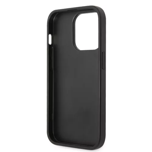 Guess Apple iPhone 15 Pro (6.1) PU 4G Metal Logo hátlapvédő tok szürke (GUHCP15L4GMGGR)