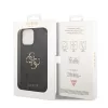 Guess Apple iPhone 15 Pro (6.1) PU 4G Metal Logo hátlapvédő tok szürke (GUHCP15L4GMGGR)