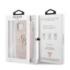 Guess Apple iPhone 15 Plus (6.7) PU 4G Metal Logo hátlapvédő tok pink (GUHCP15M4GMGPI)