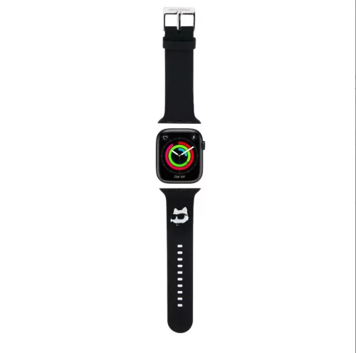 Karl Lagerfeld Choupette Head NFT Apple Watch 42/44/45/49 mm óraszíj fekete (KLAWLSLCNK)