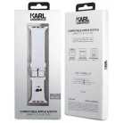 Karl Lagerfeld Choupette Head NFT Apple Watch 38/40/41 mm óraszíj fehér (KLAWMSLCNH)
