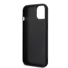   Karl Lagerfeld 3D Rubber Karl and Choupette Apple iPhone 15 (6.1) hátlapvédő tok fekete (KLHCP15S3DRKCNK)
