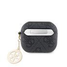 Guess 4G Script Charm Apple Airpods 3 PC/PU tok fekete (GUA3P4E4CDK)