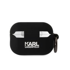   Karl Lagerfeld 3D Logo NFT Karl and Choupette Apple Airpods Pro 2 szilikon tok fekete (KLAP2RUNKC)