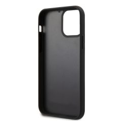   Karl Lagerfeld 3D Rubber Karl and Choupette Apple iPhone 12 / 12 Pro 2020 (6.1) hátlapvédő tok fekete (KLHCP12M3DRKCNK)