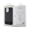 Guess Apple iPhone 15 Pro Max (6.7) PU 4G Stripe MagSafe hátlapvédő tok szürke (GUHMP15XG4GLGR)