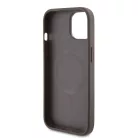 Guess Apple iPhone 15 (6.1) 4G Stripe MagSafe hátlapvédő tok barna (GUHMP15SG4GLBR)