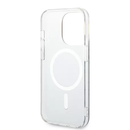 Guess Apple iPhone 15 Pro (6.1) IML 4G MagSafe hátlapvédő tok fekete (GUHMP15LH4STK)