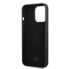 Karl Lagerfeld Liquid Silicone Ikonik NFT Apple iPhone 15 Pro Max (6.7) hátlapvédő tok fekete (KLHCP15XSNIKBCK)
