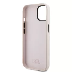   Karl Lagerfeld Liquid Silicone Ikonik NFT Apple iPhone 15 Pro (6.1) hátlapvédő tok pink (KLHCP15LSNIKBCP)
