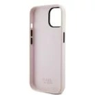 Karl Lagerfeld Liquid Silicone Ikonik NFT Apple iPhone 15 Pro Max (6.7) hátlapvédő tok pink (KLHCP15XSNIKBCP)