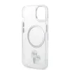 Karl Lagerfeld IML Karl and Choupette MagSafe Apple iPhone 15 Plus (6.7) hátlapvédő tok átlátszó (KLHMP15MHNKCIT)
