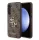 Guess Samsung S711 Galaxy S23 FE PU 4G Metal Logo hátlapvédő tok barna (GUHCP13SPU4GHBR)