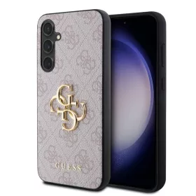   Guess Samsung S711 Galaxy S23 FE (2023) Silicone Metal Logo hátlapvédő tok pink (GUHCS23FE4GMGPI)