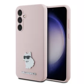   Karl Lagerfeld Liquid Silicone Choupette Samsung S711 Galaxy S23 FE (2023) hátlapvédő tok pink (KLHCS23FESMHCNPP)